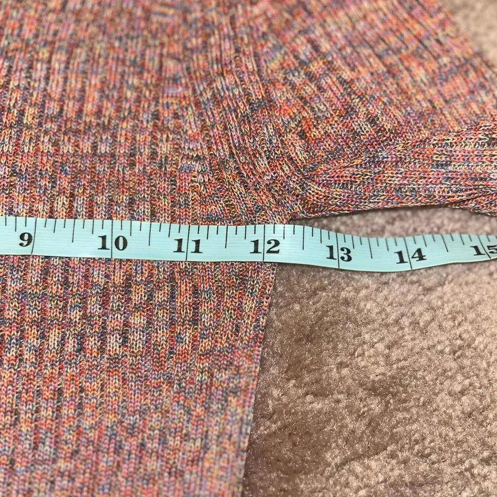 Zimmermann Concert Rainbow Knit Ribbed Mouline Sweater